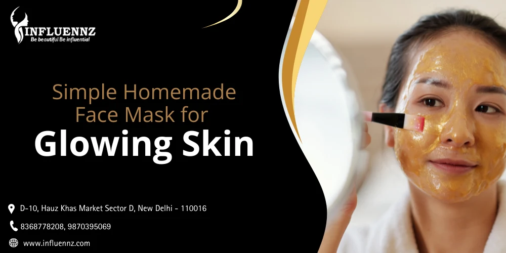Simple homemade face mask