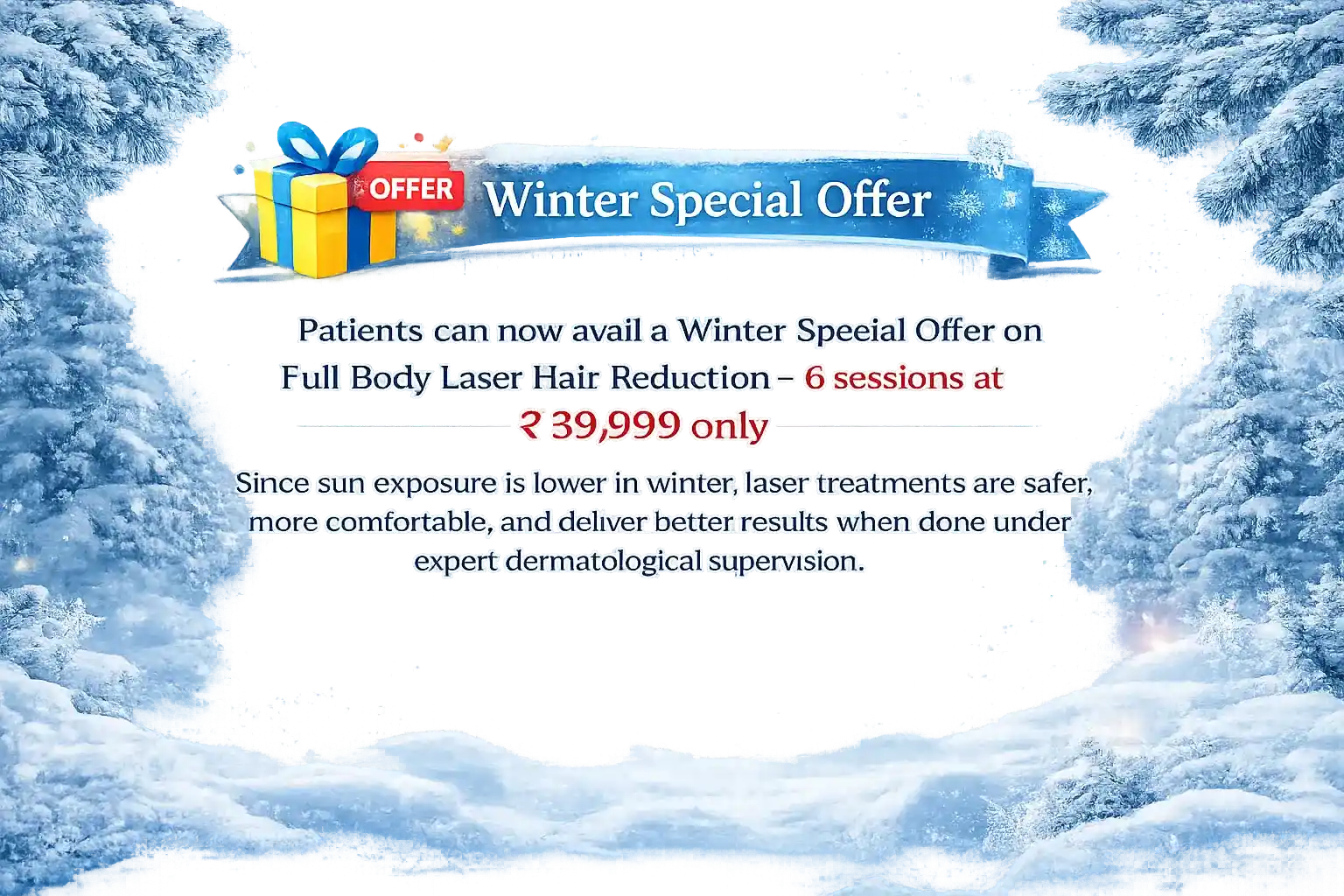 Skincare offer for winter