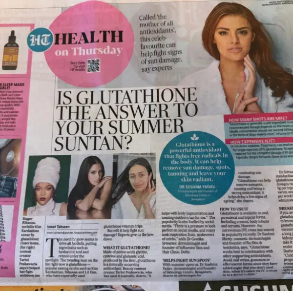 Glutathione The Answer to your summer suntan