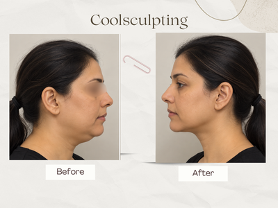 CoolSculpting fat reduction clinic result
