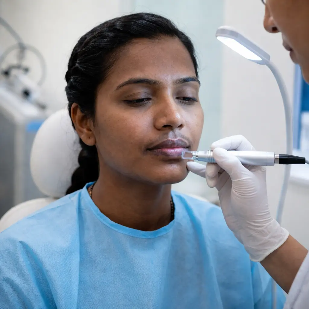 Dark Lips Treatment by Dermatologist