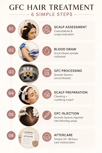 GFC Hair Treatment Session in Delhi